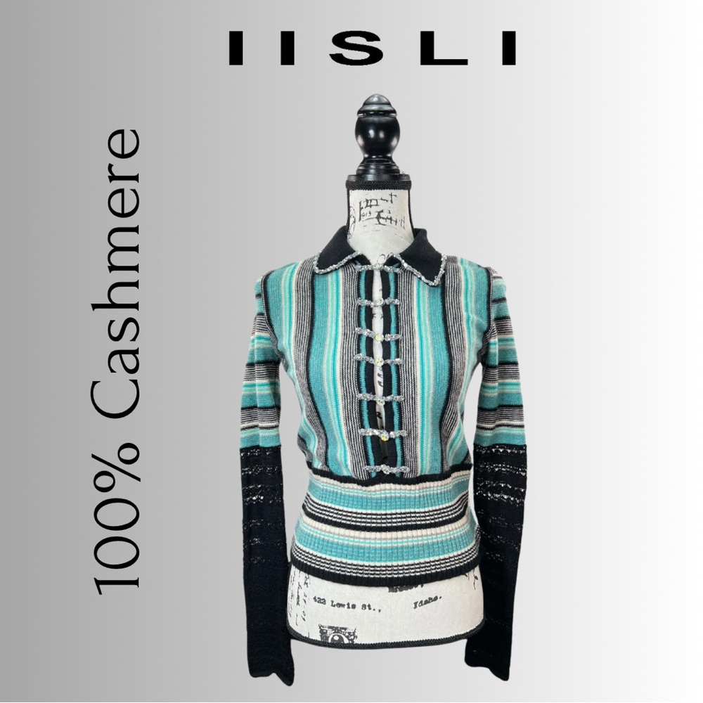 Lisli Cashmere Sexy Chic New Years Outfit, Unique Vintage Designer Size Small